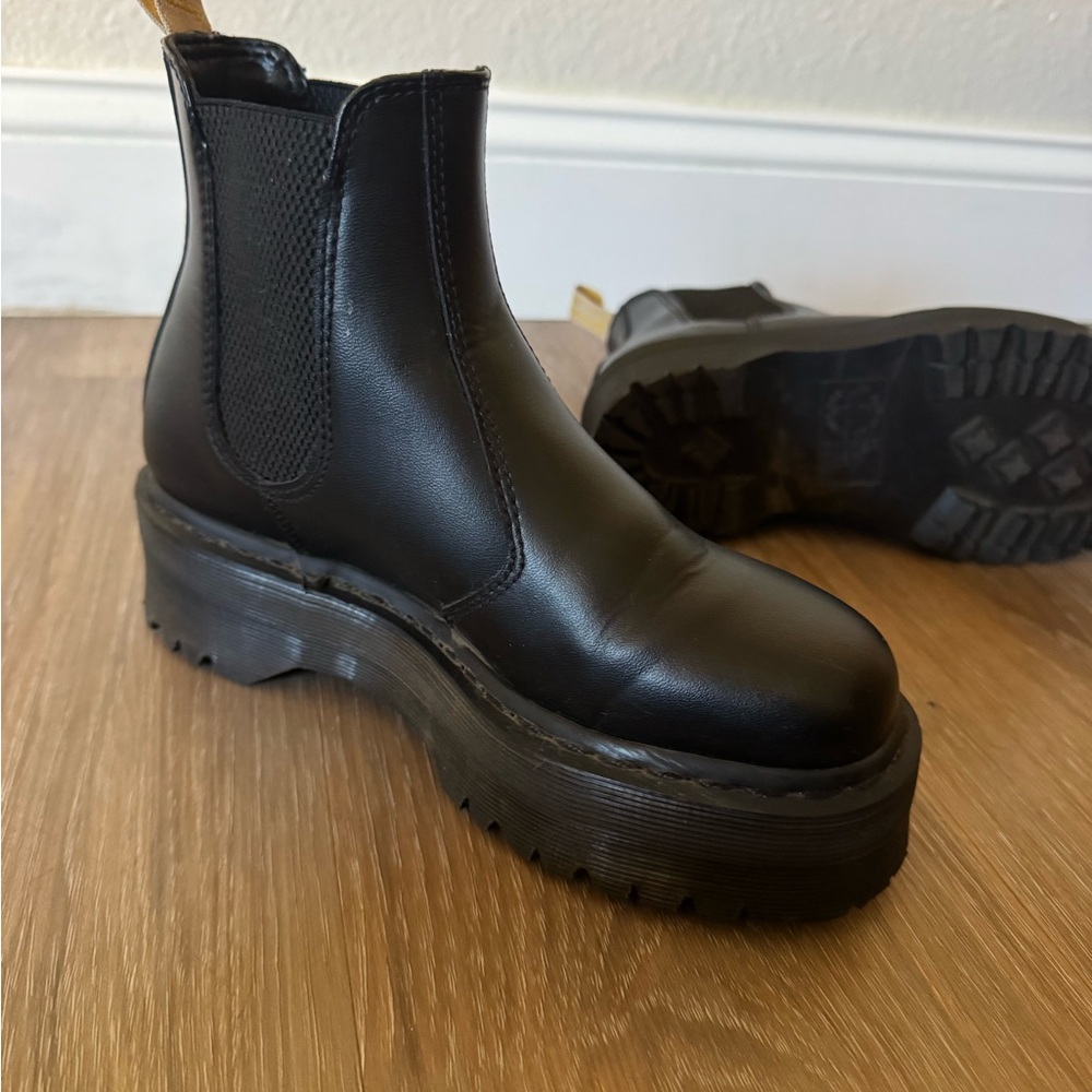 Dr. Martens Black Platform Ankle Boots - Picture 3 of 15
